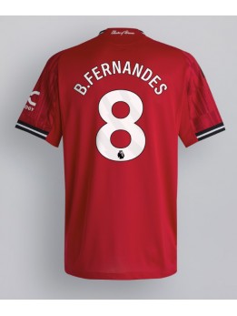 Billige Manchester United Bruno Fernandes #8 Hjemmedrakt 2025-26 Kortermet